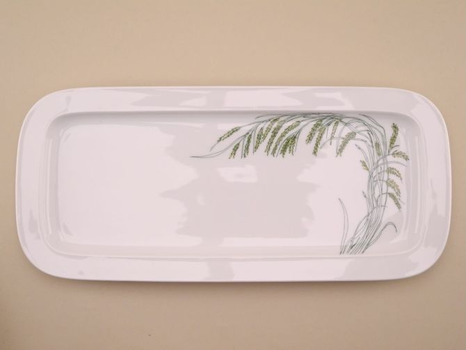 Rosenthal Duo Indian Rice Königskuchenplatte