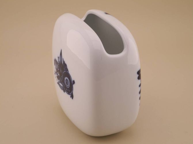 Björn Wiinblad Vase Blauer Vogel Rosenthal 22cm