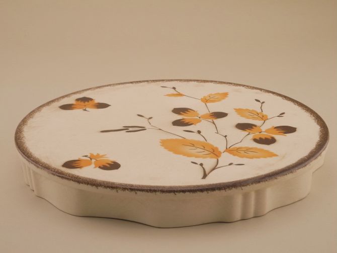 Spritzdekor Steingut Tortenplatte Villeroy & Boch