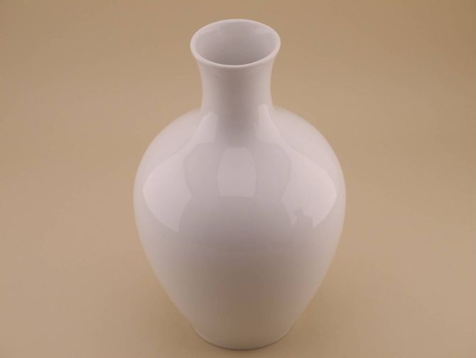 Arzberg 1512 Vase weiss uni design Hermann Gretsch 70er