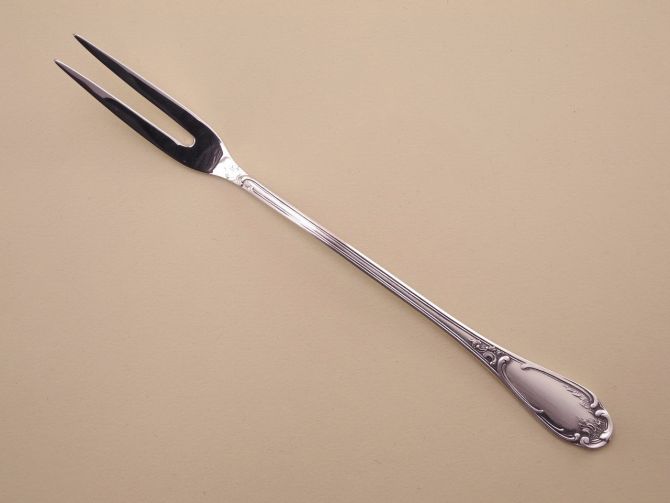 12 teiliges Fischbesteck für 6 Personen mit 90er Auflage aus der Serie Rokoko von Wilkens