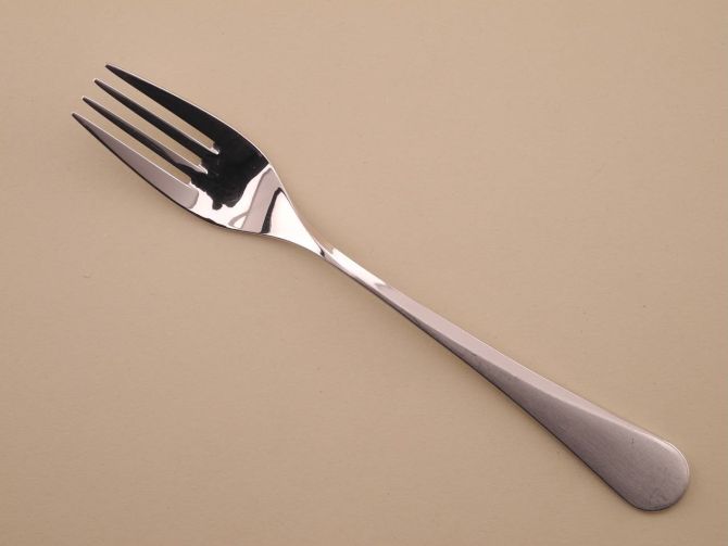 Gabel Tagelgabel Menügabel vintage alte Serie Curvus Cromargan Besteck von WMF
