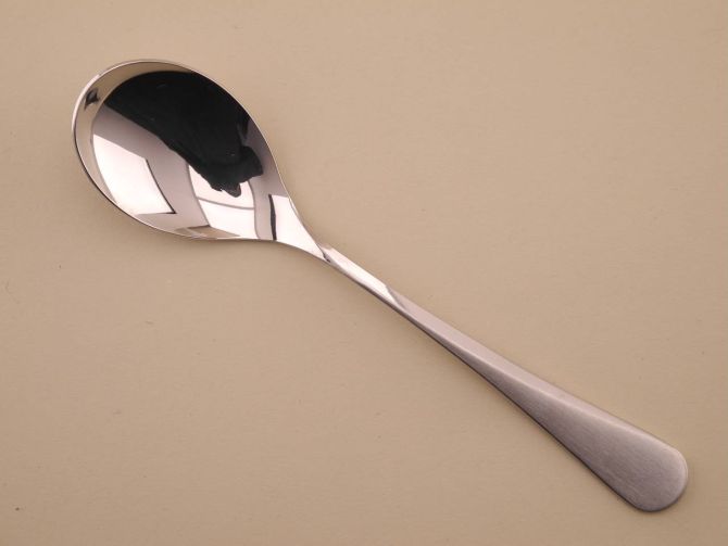 Löffel Tafellöffel Suppenlöffel vintage alte Serie Curvus Cromargan Besteck von WMF