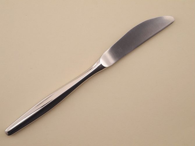 Dessertmessert Vorspeisenmesser matte Klinge Cromargan aus der vintage alten Serie Stuttgart von WMF Besteck