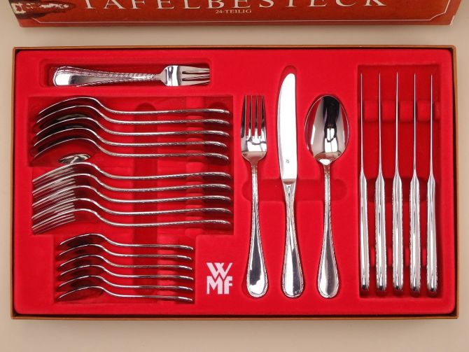 WMF Ludwigsburger Girlande cromargan Komplettbesteck Etui