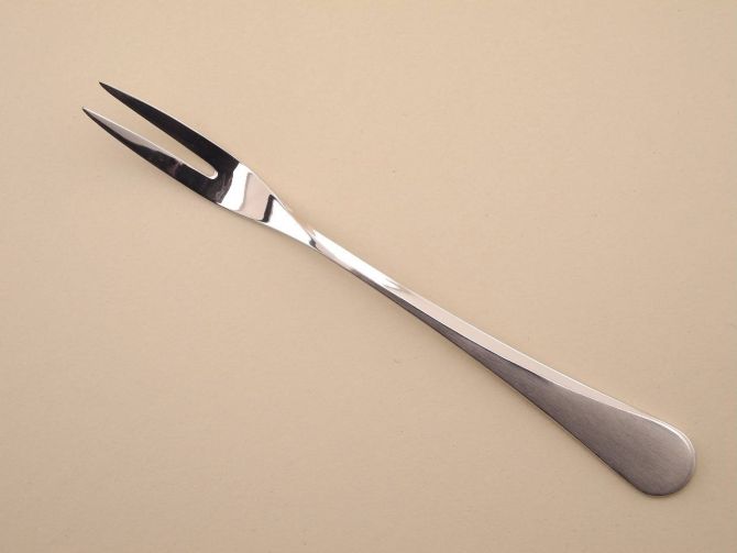 Fleischgabel Serviergabel Cromargan aus der vintage alten Serie Curvus von WMF Besteck
