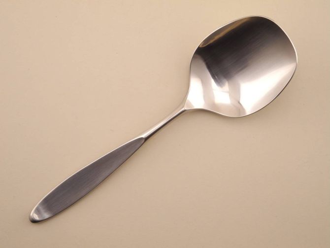 Kartoffellöffel Cromargan aus der vintage alten Serie Edinburgh geschmiedet von WMF Besteck