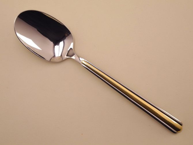 Kaffeelöffel aus der Serie Piazza Dekorvergoldet Gold von BSF