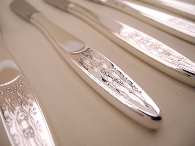 WMF Rio versilbert 90 Komplettbesteck 6 Personen