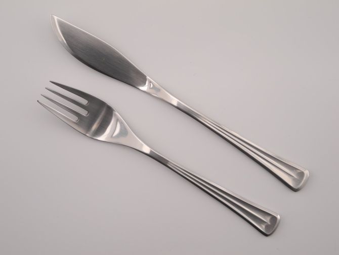 WMF Rügen cromargan Fischbesteck 1 Person