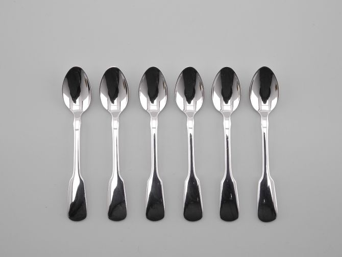 Wilkens Spaten 800 Silber Mokkalöffel Set