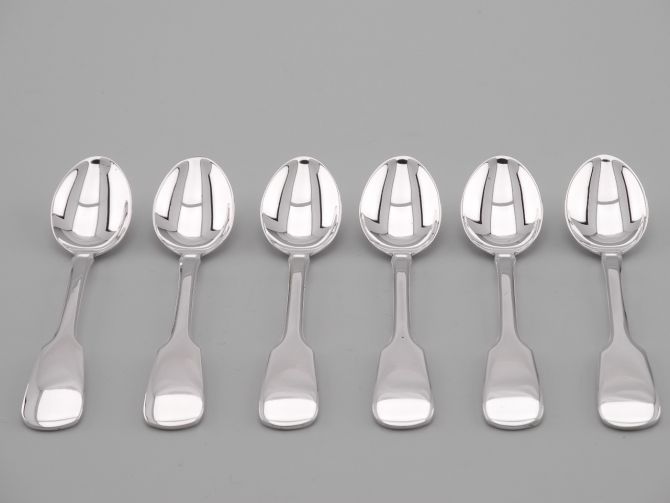 Wilkens Spaten 800 Silber Mokkalöffel Set