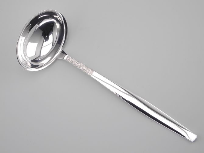 BSF Rauhreif 90 versilbert Suppenkelle