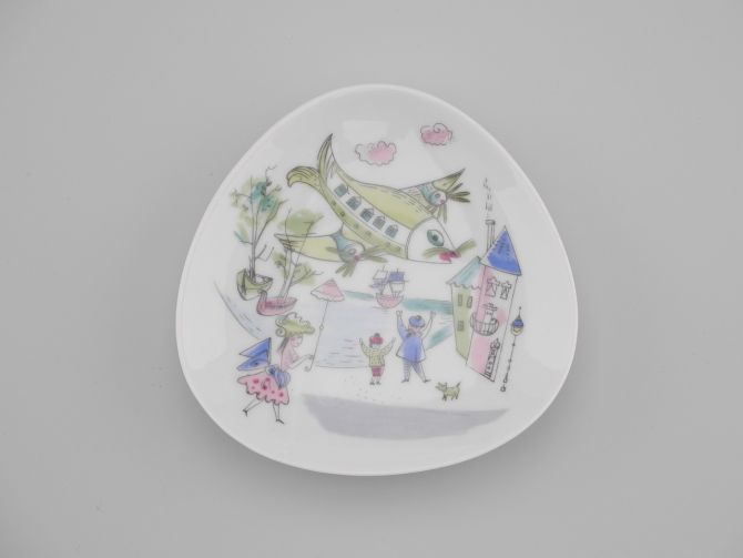 Bele Bachem Zierteller 2131 Rosenthal Flugzeug