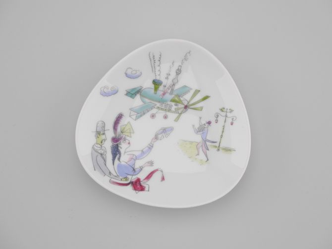 Bele Bachem Zierteller 2131 Rosenthal Abschied