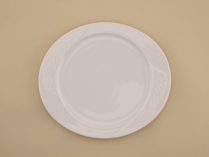 Kuchenteller Dessertteller weis uni aus der Serie Mythos von Rosenthal Porzellan