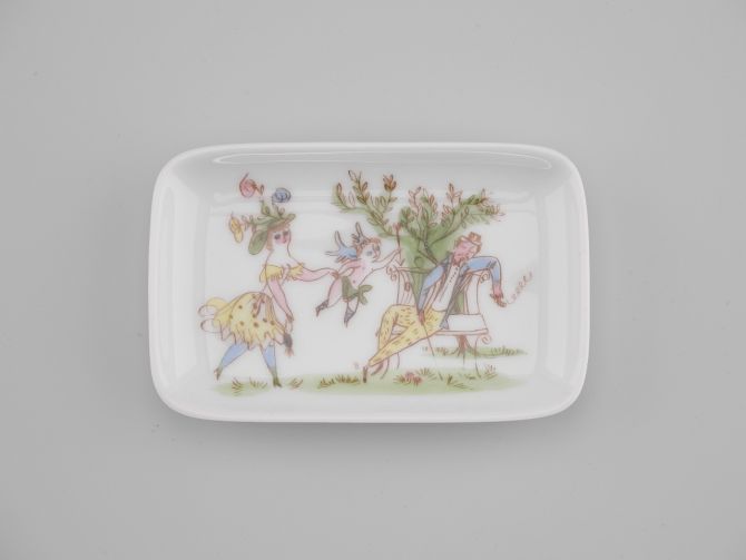 Bele Bachem Zierteller 2056 Rosenthal Putto