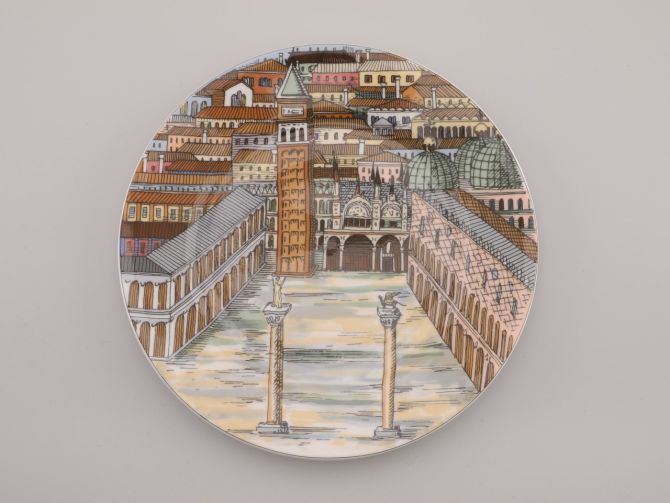 Piero Fornasetti CITTA D`ITALIA Rosenthal Venezia
