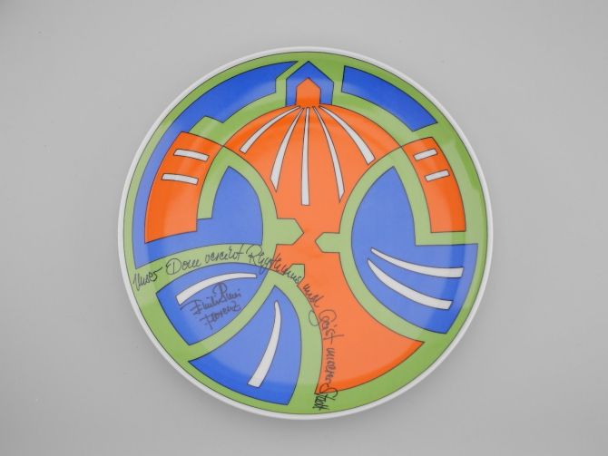 Emilio Pucci Künstlerteller Rosenthal Nr 11