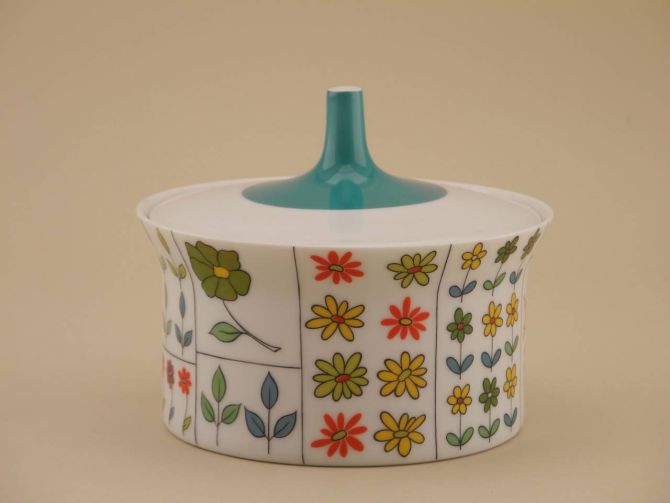 Rosenthal Berliner Frühling Emilio Pucci Deckeldose 13cm