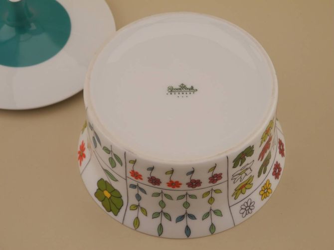 Rosenthal Berliner Frühling Emilio Pucci Deckeldose 13cm
