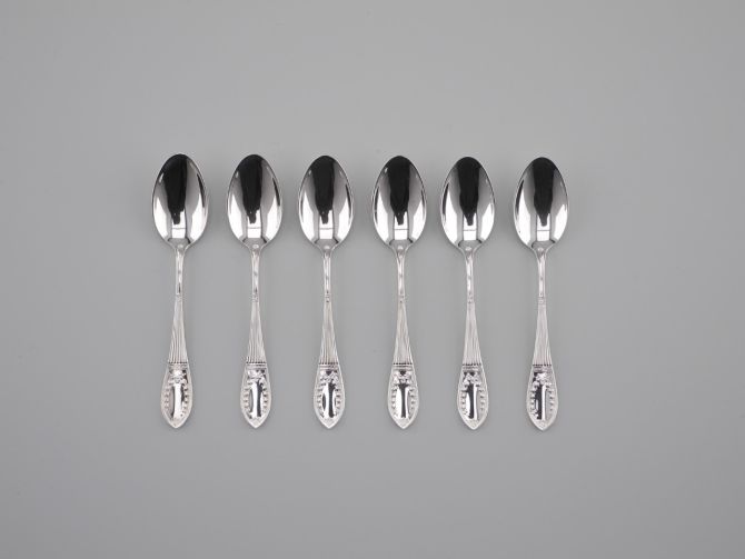 Wilkens Strassburger Empire 800 Mokkalöffel Set