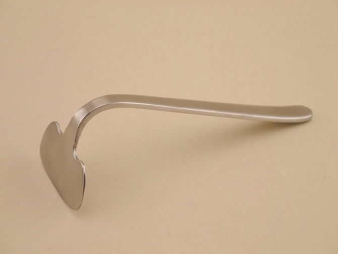 Vintage Carl Hugo Pott Tischklammer Tischtuchklammer Tischdeckenhalter ChromNickelStahl Edelstahl Solingen