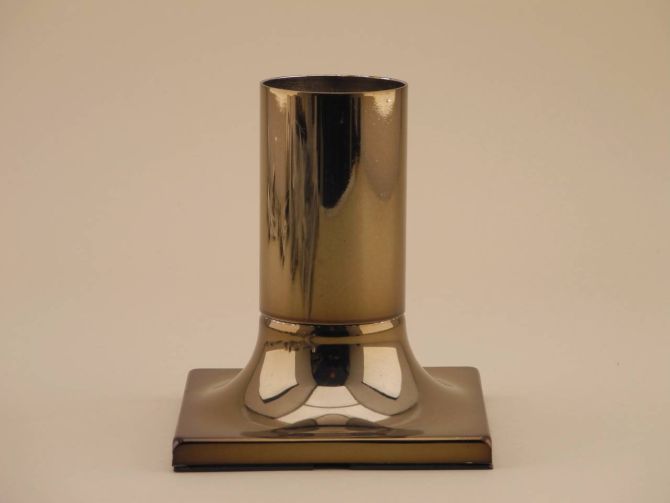 Staff Lampe Bronze verchromt A248 Rolf Krüger