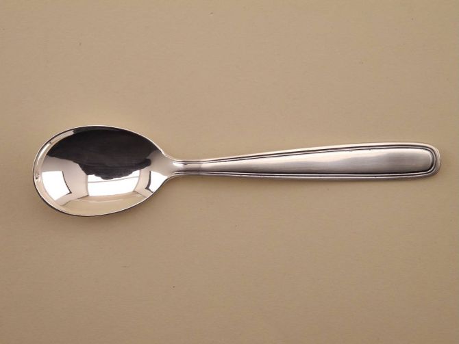 Carl Hugo Pott Solingen vintage alte Serie Modell 718 Kaffeelöffel 90 90er Auflage versilbert Besteck Silberbesteck