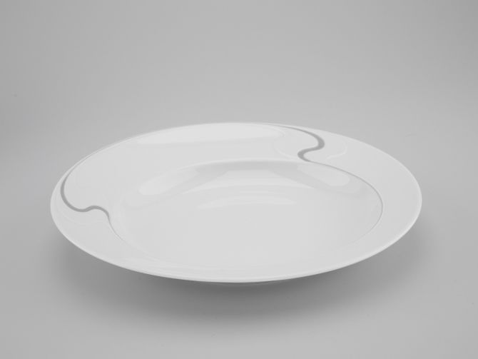 Rosenthal Asimmetria Schiefer Suppenteller