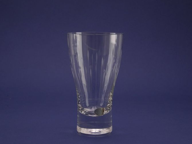 Wasserglas aus der Serie Kristall 700 mit Dekor Rakete 50er Jahre design hans Theo Baumann Rosenthal Glas