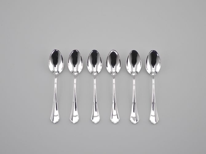 BSF Chippendale 90 versilbert Mokkalöffel Set