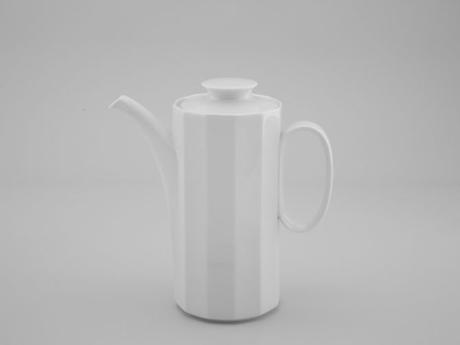 Rosenthal Polygon uni weiss Mokkakanne