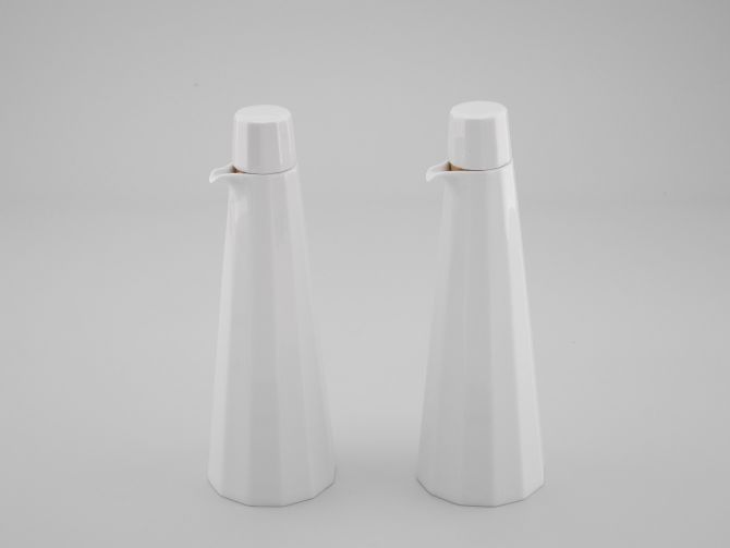 Rosenthal Polygon uni weiss Essig & Öl