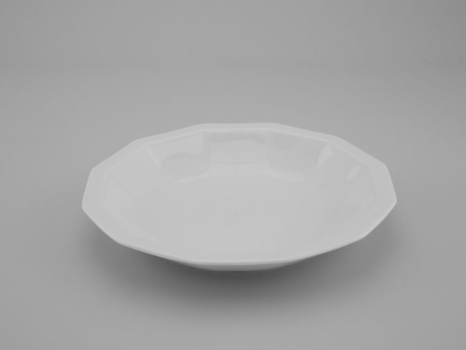 Rosenthal Polygon uni weiss Suppenteller