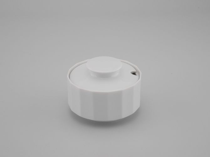 Rosenthal Polygon uni weiss Zuckerdose klein