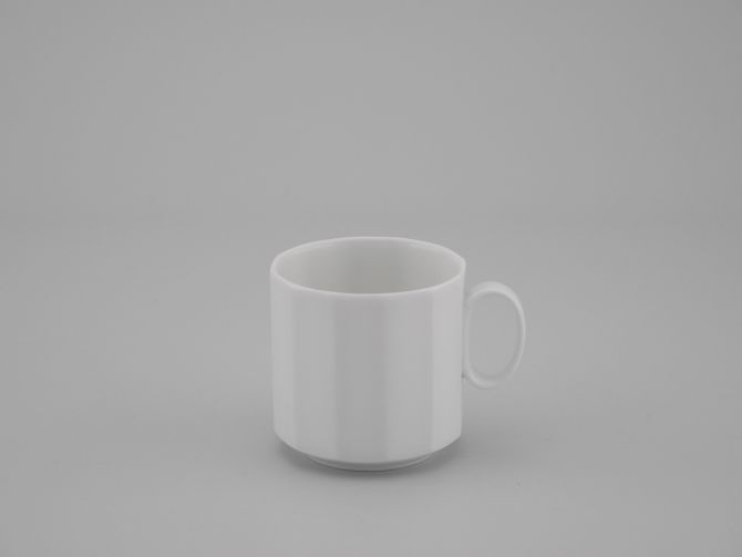 Rosenthal Polygon uni weiss Mokkatasse hoch Obere