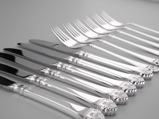Robbe & Berking Rosenmuster 150 Dessertbesteck
