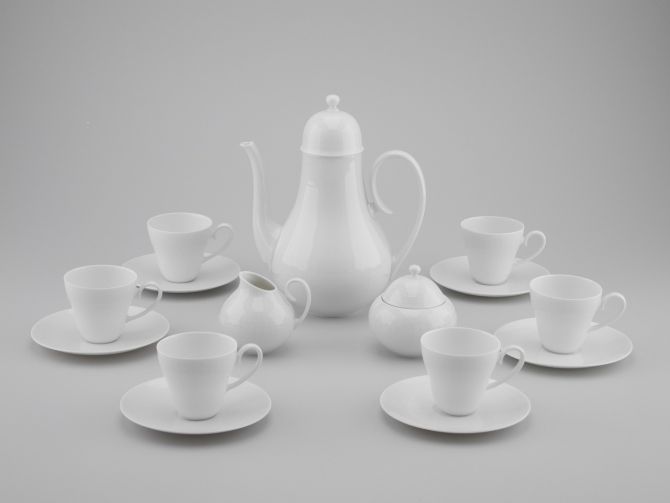 Rosenthal Romanze in weiss Mokkaservice