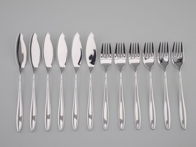 WMF Balance Cromargan Fischbesteck 6P