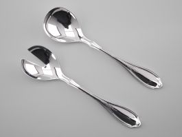 Overbeck And Friends Salatbesteck Sunday-Rose - Charmant Für Garten Und Café