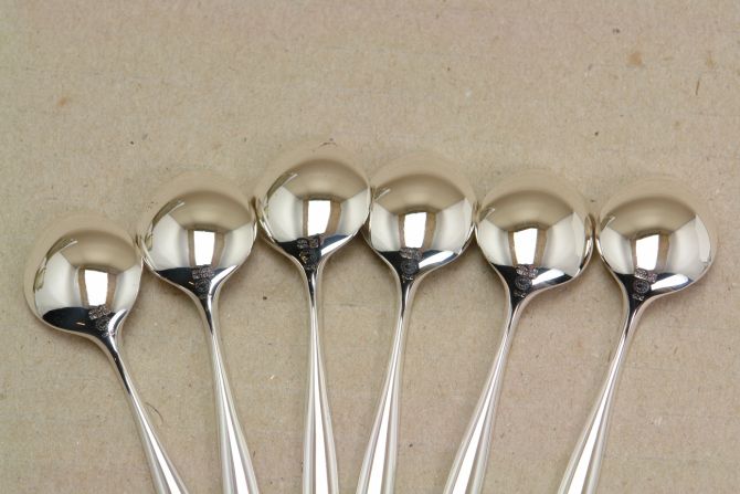 Georg Jensen Cypress 925 Silber Set Mokkalöffel