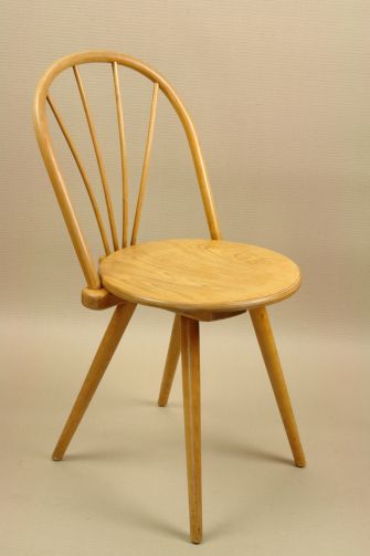 Vintage Bugholz Stuhl helles Holz blond wood
