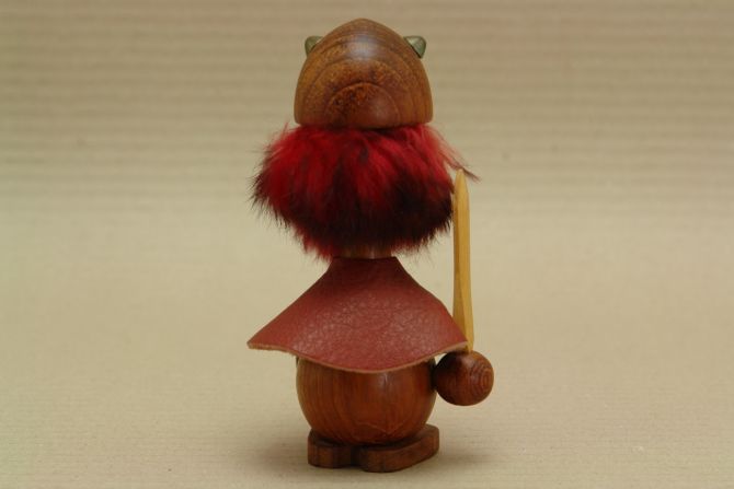 Wikinger Figur Teak dänisch 60er Jahre