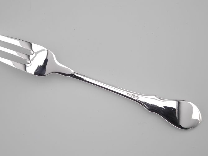 WMF Würzburger Gravur 800 Silber Kuchengabel