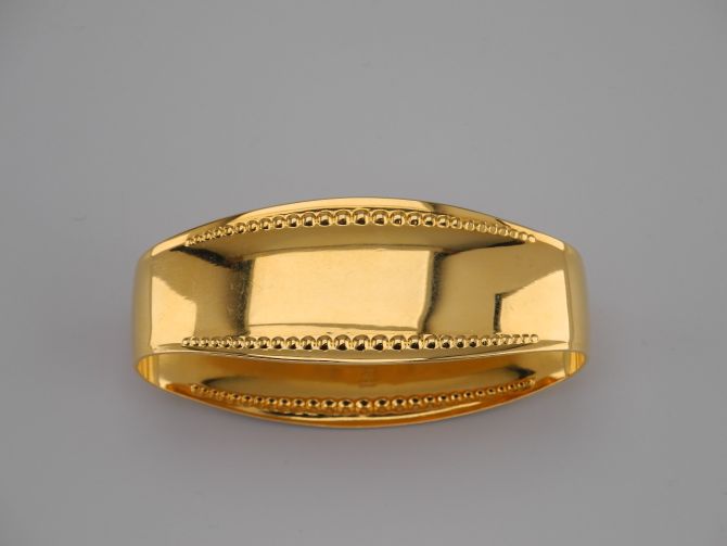 WMF Perlrand Gold Serviettenringe Set