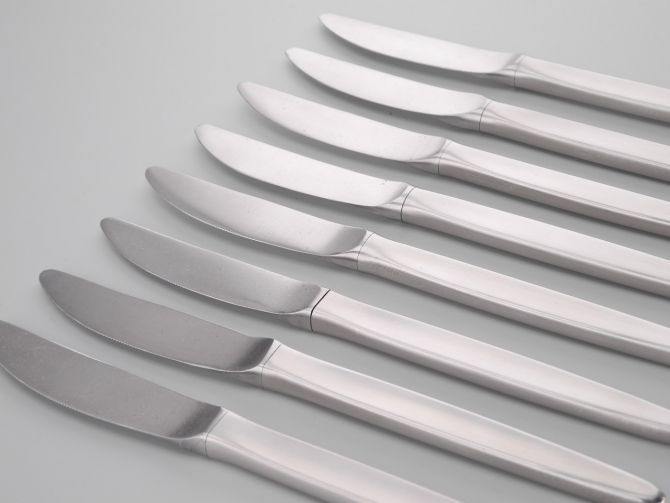WMF 8 Stockholm cromargan Tafelmesser g 2W