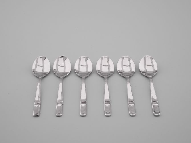 WMF Lübeck 8600 cromargan Mokkalöffel Set