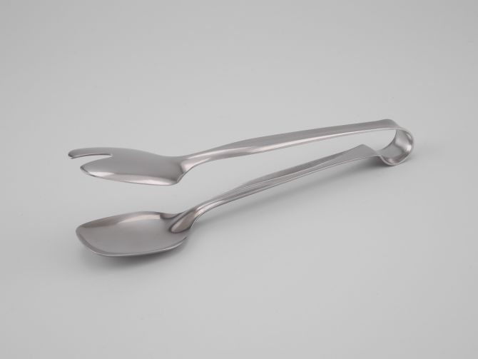 Wilhelm Wagenfeld Servierzange WMF Cromargan