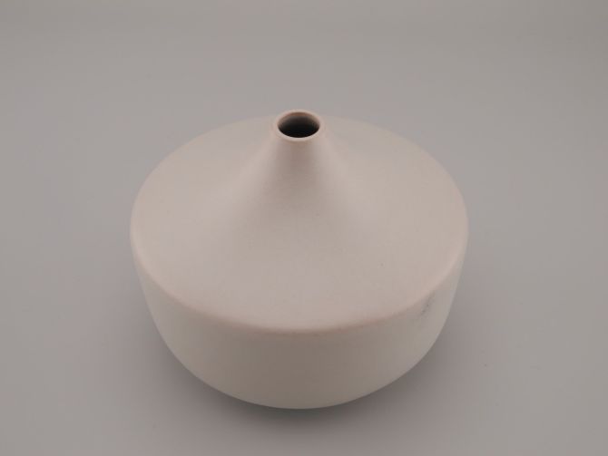 Bückeburg Keramik Vase 95 Creme